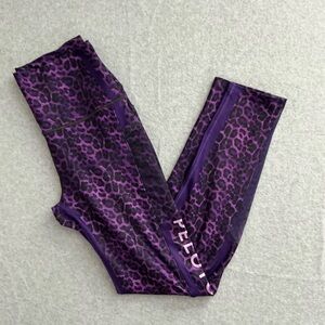 Peloton Purple Leopard Leggings